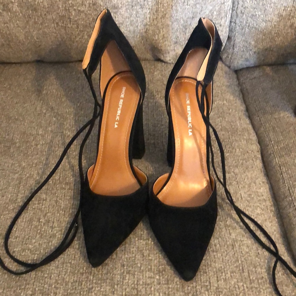 Black Closed Toe Heels